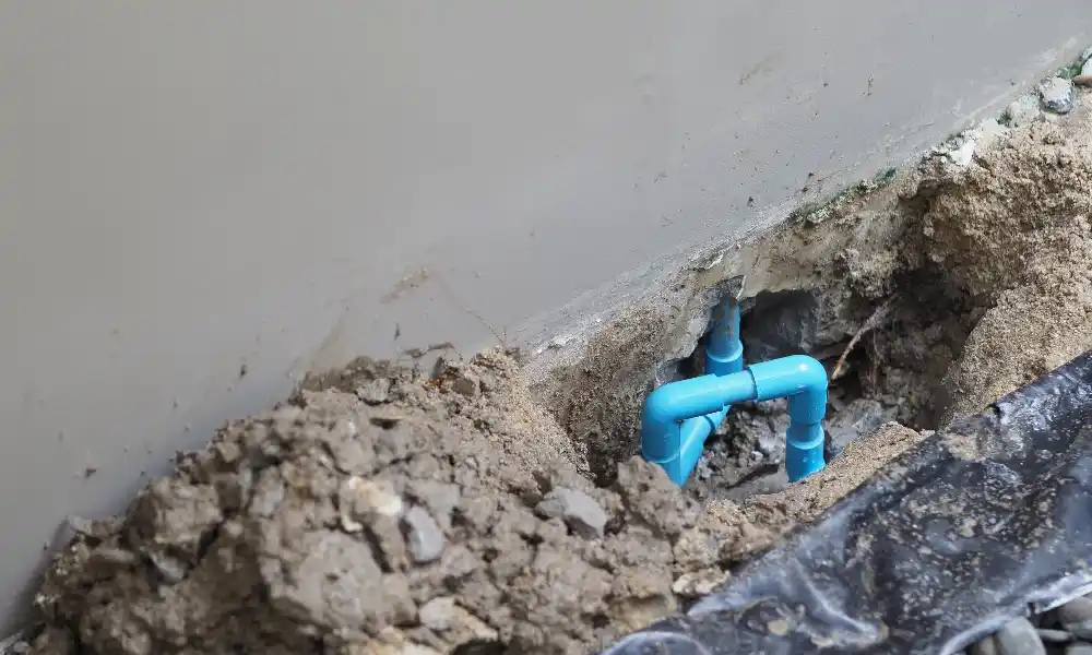 Basement drain clogged